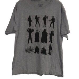 Star Wars Fresno Grizzlies Champion Gray T-Shirt XL 90% Cotton 10% Polyester